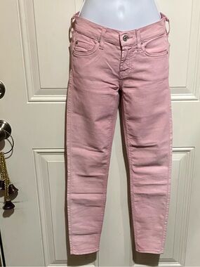 7 For All Mankind Light Pink Cropped Slim Jeans never worn